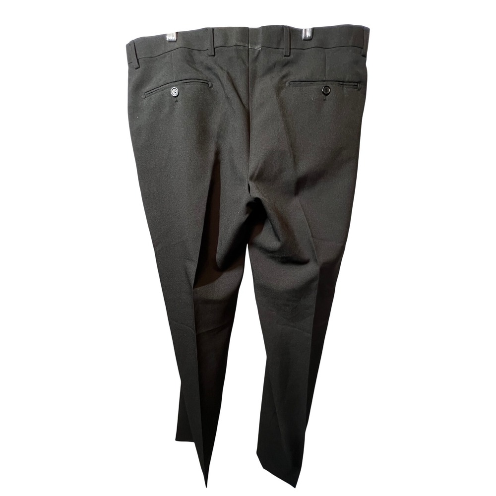 Alain Dupetit Black Suit Pants Mens 42R/36W Dress Slacks‎ Trousers - Picture 2 of 13